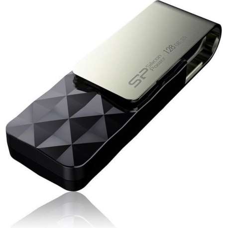 USB-Stick  128GB Silicon Power  USB 3.0  B30   zwart