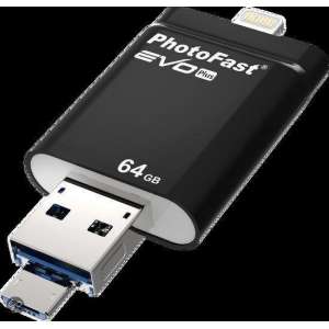 Photofast i-FlashDrive EVO PLUS for iOS Android & Mac/PC 8GB