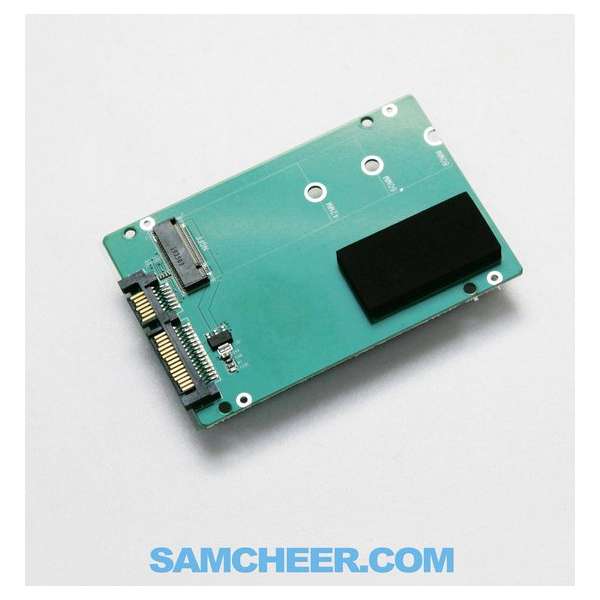 LC-ADA-M2-NB-SATA Converter card from SATA (2,5" / 6,35 cm) to M.2 (NGFF / SATA)