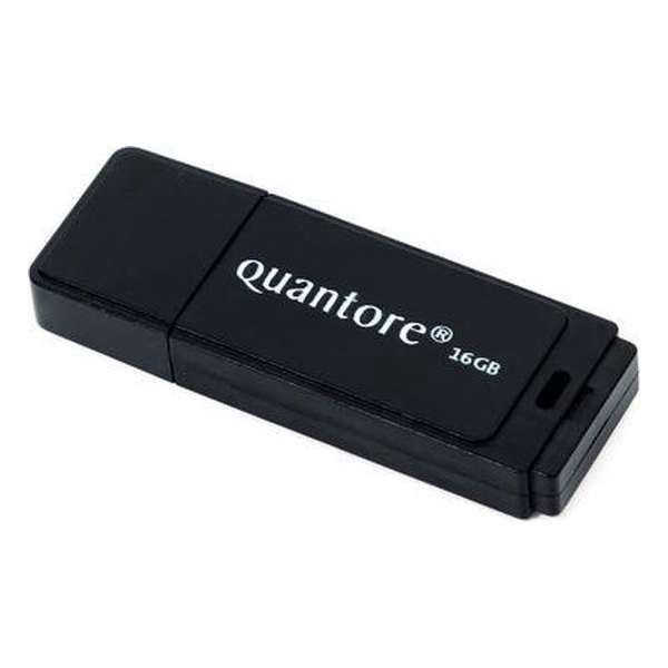 Usb-stick quantore 16gb 2.0 zwart