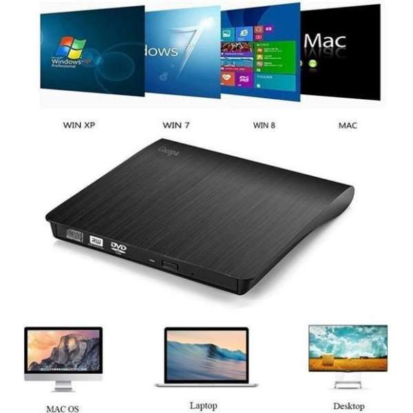 Plug & Play DVD/CD speler USB -