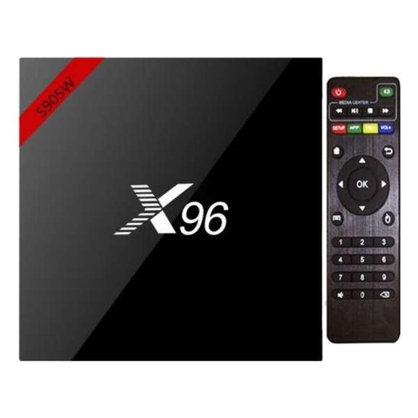 X96 Android TV Box 4K (TV, Voetbal, Series en Films) - 2GB 16GB +  Rii i8 toetsenbord