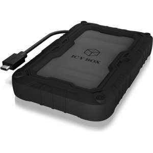 ICY BOX IB-AC603P-C31 behuizing voor opslagstations 2.5'' HDD-/SSD-behuizing Zwart