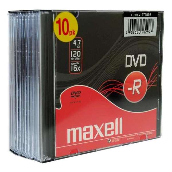 Maxell DVD-R 4.7GB 10 Pack