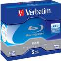 Verbatim 43715 BD-R SL Schijven - 5 Stuks / Jewelcase
