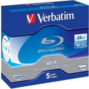 Verbatim 43715 BD-R SL Schijven - 5 Stuks / Jewelcase