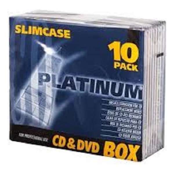 CD doosje Slimcase  (voor 1CD) 10er Pack