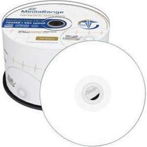 MediaRange Medical Line CD-R 700 MB Inkjet Printable 50 stuks