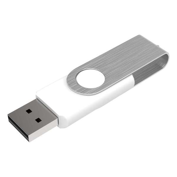 Venditio USB Twister - 16 GB - Wit - 10 stuks