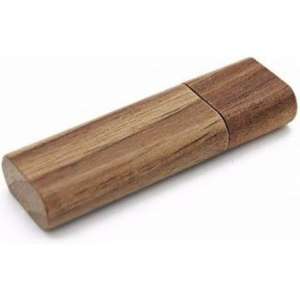 Walnoot hout usb stick 32GB -1 jaar garantie – A graden klasse chip