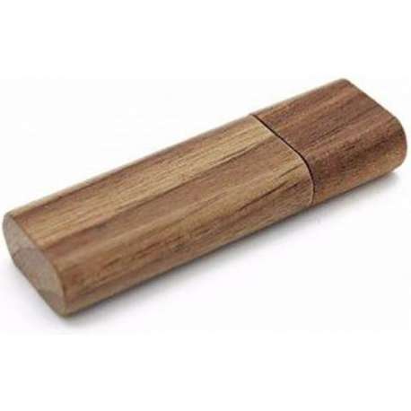 Walnoot hout usb stick 32GB -1 jaar garantie – A graden klasse chip
