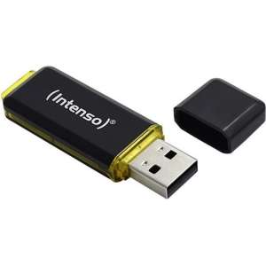 Intenso High Speed Line USB flash drive 64 GB USB Type-A 3.2 Gen 2 (3.1 Gen 2) Zwart, Geel