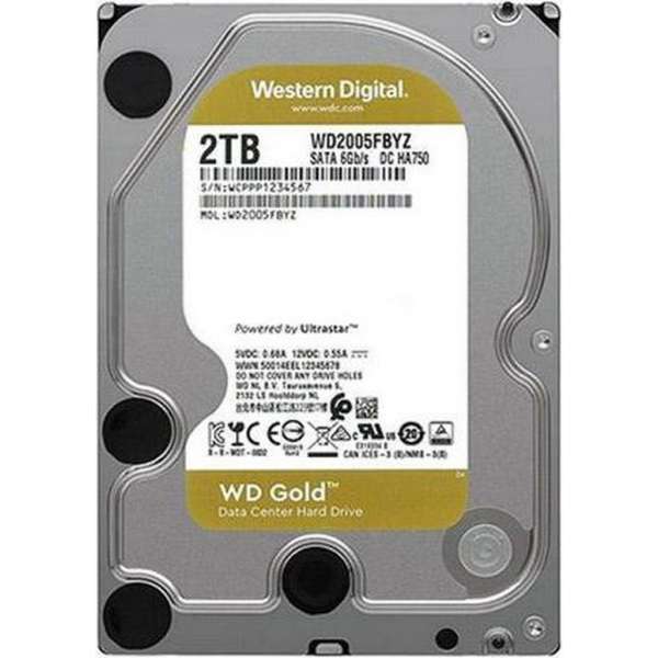 Hard Drive Western Digital WD2005FBYZ 3,5 2 TB