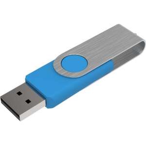 Venditio USB Twister - 2 GB - Lichtblauw - 10 stuks