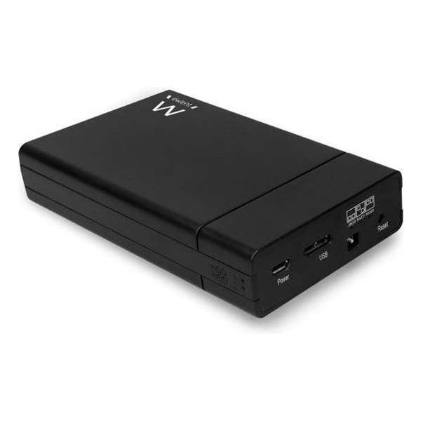 Ewent EW7043 behuizing voor opslagstations 2.5'' HDD-/SSD-behuizing Zwart