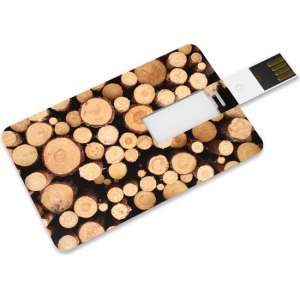 Venditio USB Credit Card  - 64 GB 2.0 - Hout - USB Stick