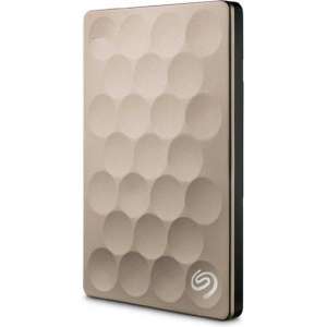 Seagate Backup Plus Ultra Slim 2 TB - Goud