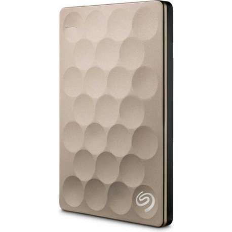 Seagate Backup Plus Ultra Slim 2 TB - Goud
