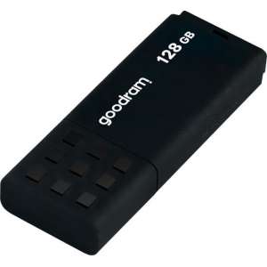 GOODRAM USB3.0 Flash Drive, 128 GB, UME3, USB A connector, Black, 60/20 MB/s (USB3/2/1.1 comp)