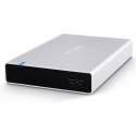 Fantec ALU-15MMU3 2.5'' HDD-/SSD-behuizing Zilver