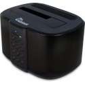 Inter-Tech 88884070 USB 3.0 (3.1 Gen 1) Type-B Zwart HDD/SSD-dockingstation