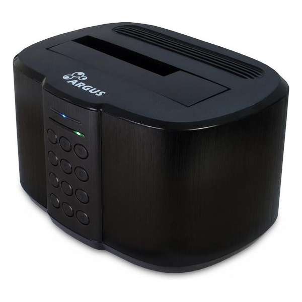 Inter-Tech 88884070 USB 3.0 (3.1 Gen 1) Type-B Zwart HDD/SSD-dockingstation