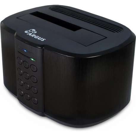 Inter-Tech 88884070 USB 3.0 (3.1 Gen 1) Type-B Zwart HDD/SSD-dockingstation