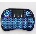 Draadloos mini toetsenbord met BACKLIT touchpad Airmouse muis  + oplaadbare accu