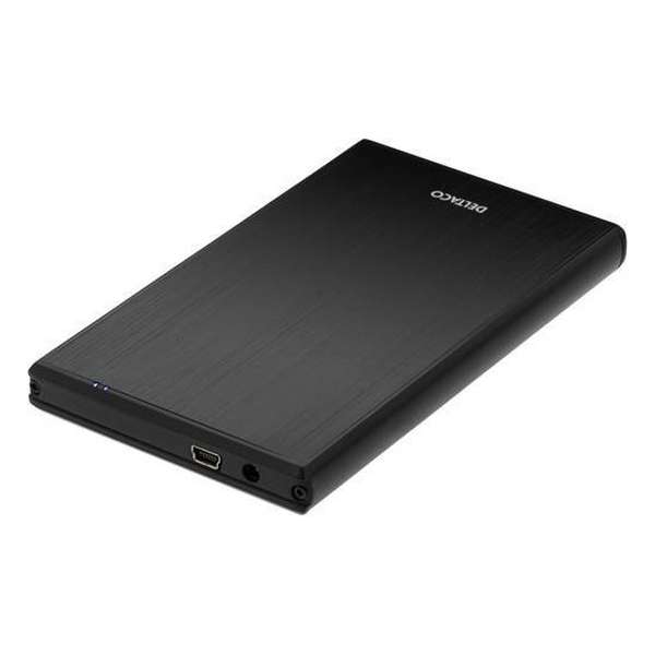 DELTACO MAP-GD28U3 Harde schijf behuizing - USB 3.0 naar SATA 6Gb/s - 2,5" HDD/SSD - Aluminium - Zwart
