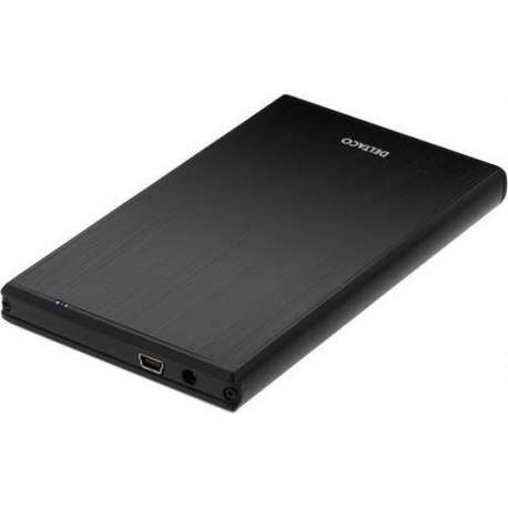 DELTACO MAP-GD28U3 Harde schijf behuizing - USB 3.0 naar SATA 6Gb/s - 2,5" HDD/SSD - Aluminium - Zwart