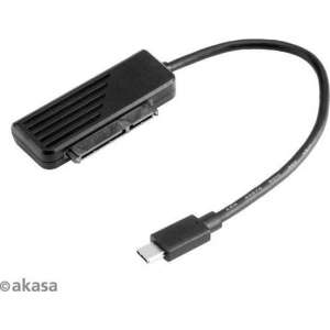 Akasa USB3.1 Gen 1 2.5 SATA SSD/HDD Adpater with Type C, Plug and play.
