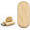 Hout met dop usb stick 16GB