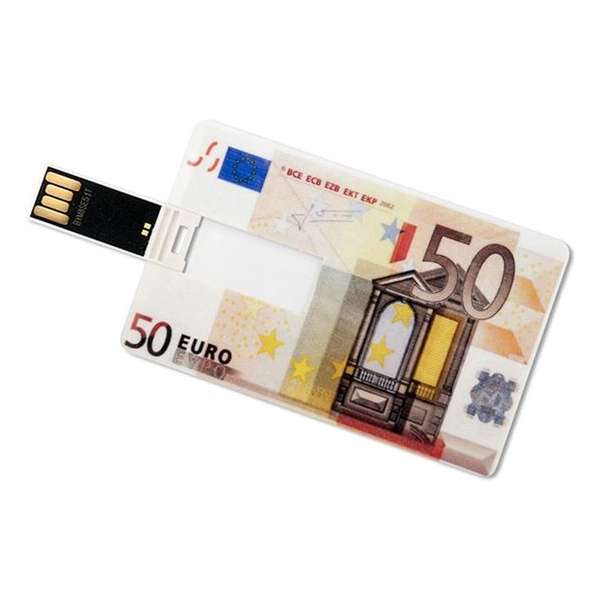 50 Euro creditcard USB stick 32GB -1 jaar garantie – A graden klasse chip