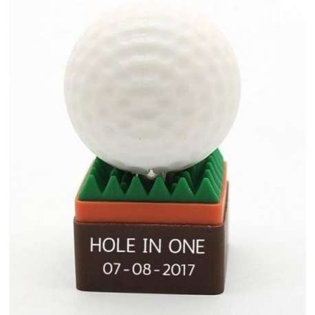 Golfbal USB stick met eigen naam of tekst