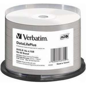 Verbatim DVD-R AZO 4.7GB 16X DL THERMAL PRINTABLE - Rohling