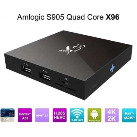X96 Android 6.0 TV Box 16GB met Kodi 16.1 + MX3 Air Mouse