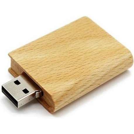 Hout boek usb stick 16gb