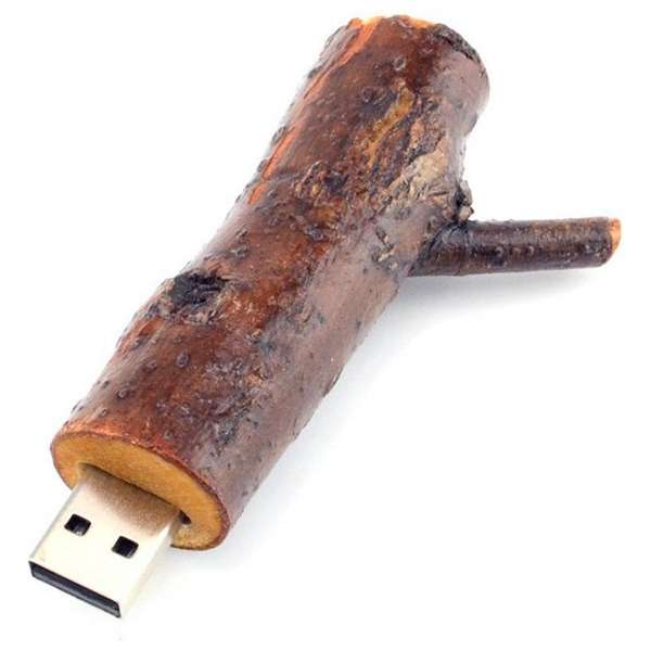 Ulticool USB-stick Tak Natuur - 8 GB - Tuin - Hout - Bruin