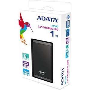 ADATA DashDrive Classic HV100 Externe Harde Schijf 1 TB Zwart