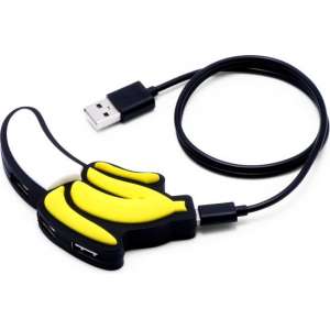 Geel Tech USB Verdeler Banana
