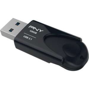 PNY Attache 4 3.1 USB flash drive 128 GB USB Type-A 3.2 Gen 1 (3.1 Gen 1) Zwart