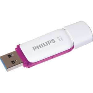 Philips FM64FD75B USB flash drive 64 GB USB Type-A 3.2 Gen 1 (3.1 Gen 1) Paars, Wit