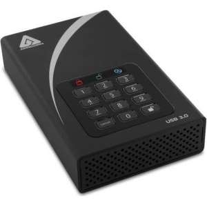 Apricorn ADT-3PL256-6000 6000GB Zwart externe harde schijf