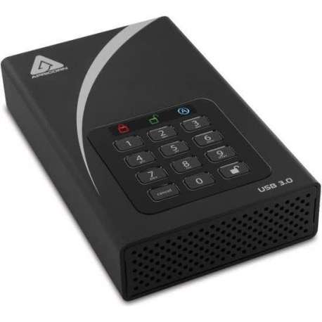 Apricorn ADT-3PL256-6000 6000GB Zwart externe harde schijf