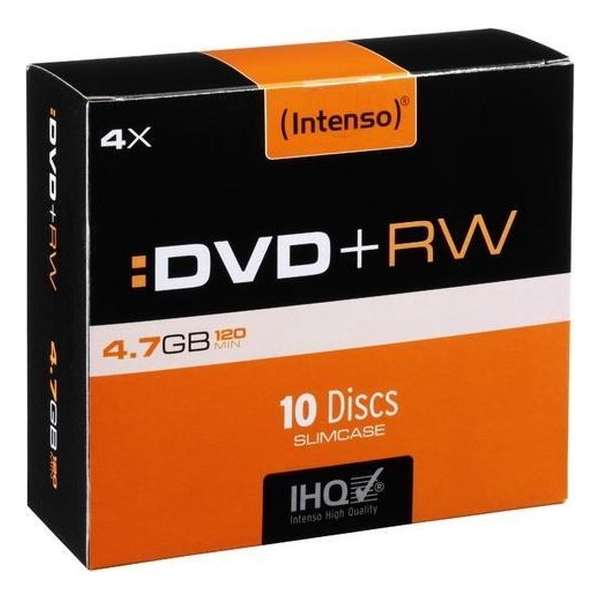 DVD+RW Intenso 4,7GB 10pcs Slimcase 4