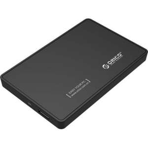 Orico HDD behuizing voor 2,5'' SATA HDD/SSD - USB3.0 (Micro USB) / kunststof / zwart