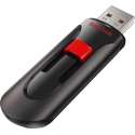 Sandisk Cruzer Glide USB flash drive 16 GB 2.0 USB-Type-A-aansluiting Zwart, Rood