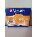 Verbatim DVD -R 4.7gb 16x speed /120min   5pack