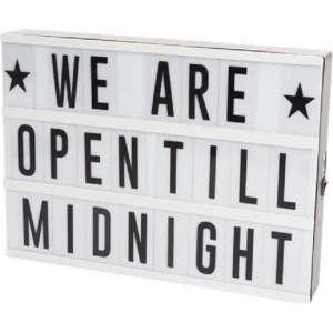 Lightbox met USB kabel en afstandsbediening - 30 X 22 X 4.3 Cm