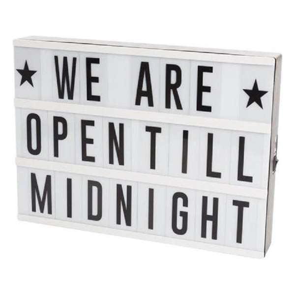 Lightbox met USB kabel en afstandsbediening - 30 X 22 X 4.3 Cm